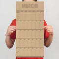 2024 Big Grid - Kraft Wall Calendar