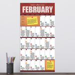 2024 Sports Facts & Trivia Wall Calendar