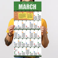 2024 Sports Facts & Trivia Wall Calendar