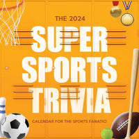 2024 Sports Facts & Trivia Wall Calendar