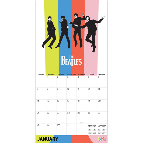 2024 The Beatles Wall Calendar