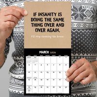 2024 Anti-Affirmations & Sarcasm Mini Calendar