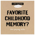 2024 Anti-Affirmations & Sarcasm Mini Calendar