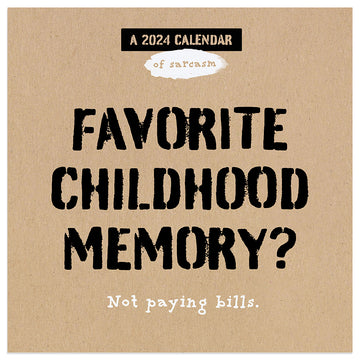 2024 Anti-Affirmations & Sarcasm Mini Calendar