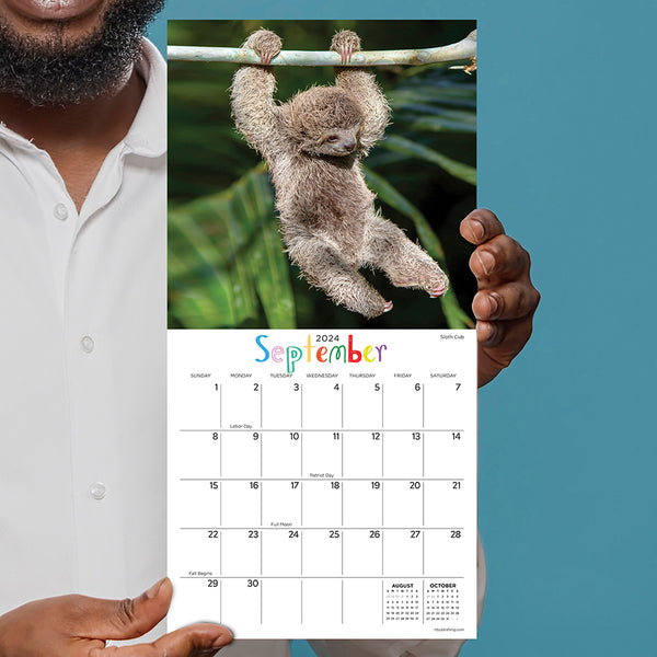2024 Baby Animals Mini Calendar