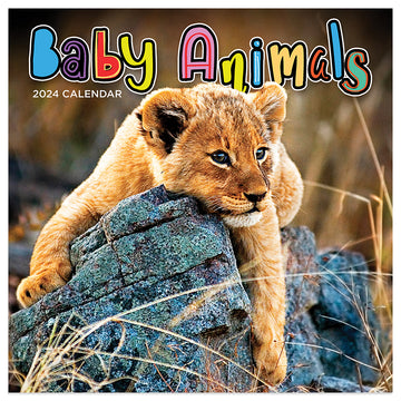 2024 Baby Animals Mini Calendar