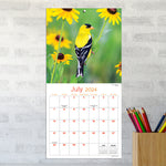 2024 Backyard Birds Mini Calendar