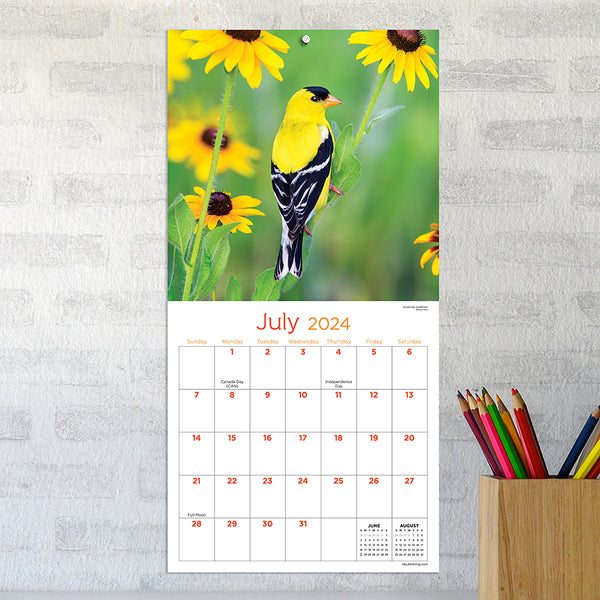 2024 Backyard Birds Mini Calendar