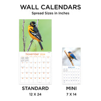 2024 Backyard Birds Mini Calendar