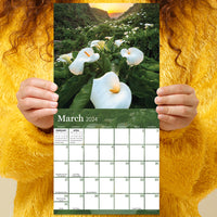 2024 Flowers Mini Calendar