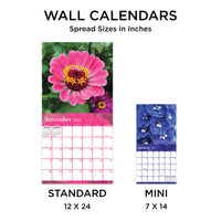 2024 Flowers Mini Calendar