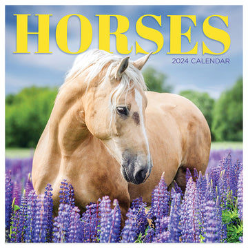 2024 Horses Mini Calendar