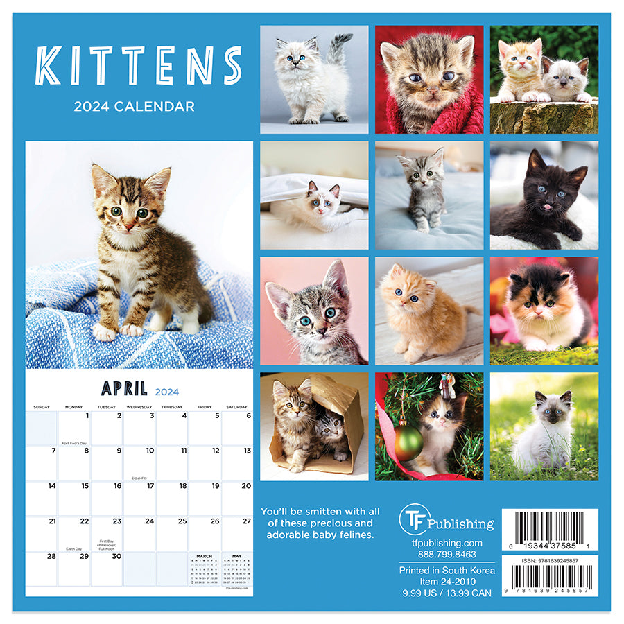 2024 Kittens Mini Calendar-4