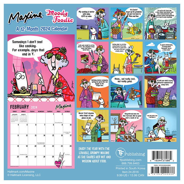 2024 Maxine Mini Calendar