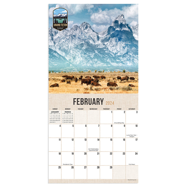 2024 National Parks Mini Calendar