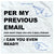2024 Per My Previous Email Mini Calendar