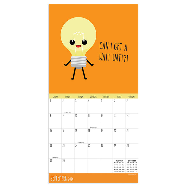 2024 Puns Mini Calendar