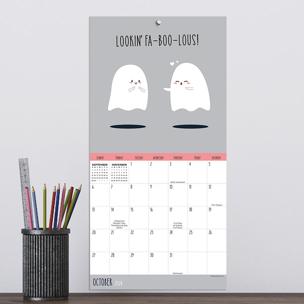 2024 Puns Mini Calendar