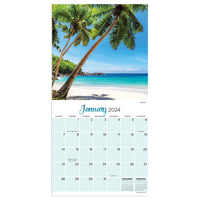 2024 Tropical Beaches Mini Calendar