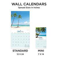 2024 Tropical Beaches Mini Calendar