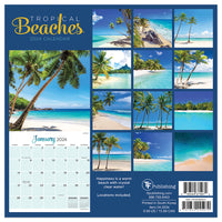 2024 Tropical Beaches Mini Calendar