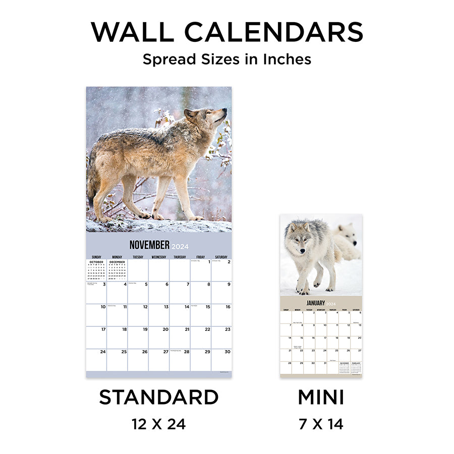 2024 Wolves Mini Calendar-4
