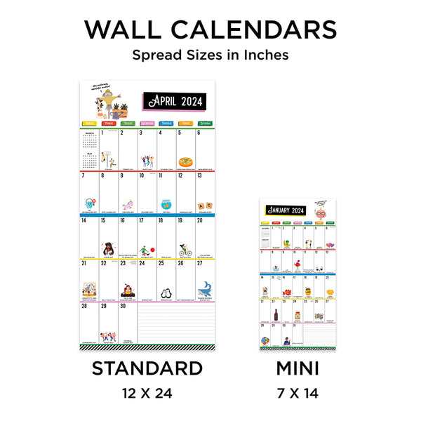 2024 Every Day's A Holiday Mini Calendar