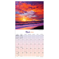 2024 Sunsets Mini Calendar