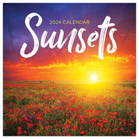 2024 Sunsets Mini Calendar