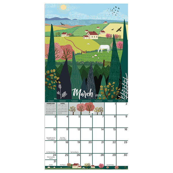 2024 Folk Love Mini Calendar