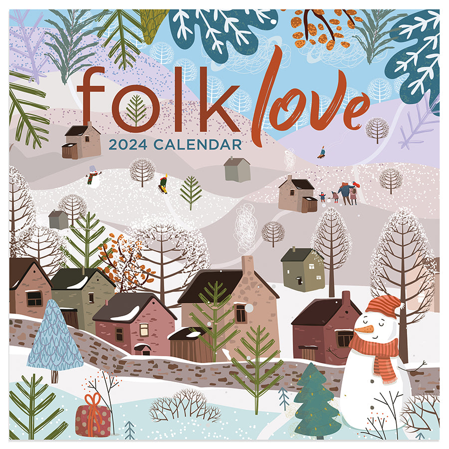 2024 Folk Love Mini Calendar