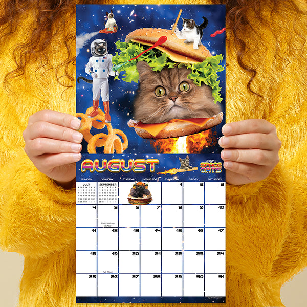 2024 Space Cats Mini Calendar