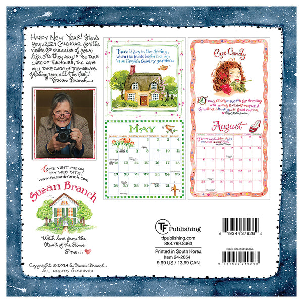 2024 Susan Branch Mini Calendar TF Publishing Calendars + Planners