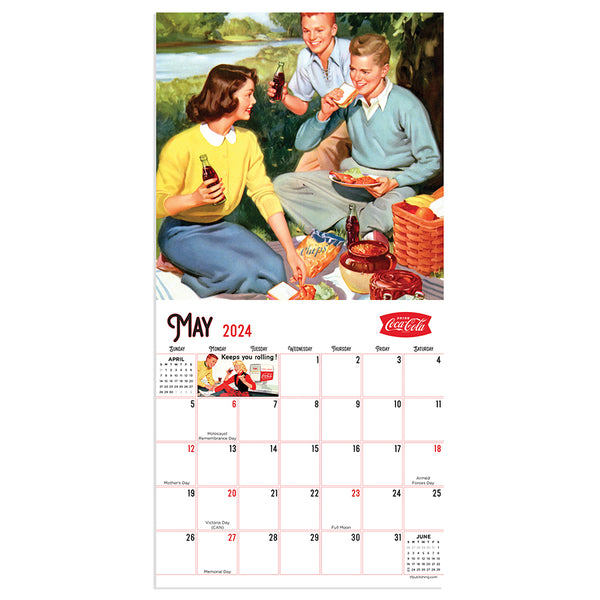 2025 CocaCola Mini Calendar TF Publishing Calendars + Planners