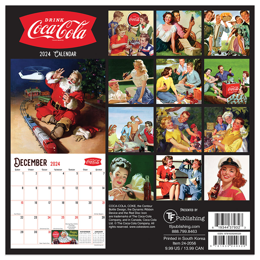 2024 CocaCola Mini Calendar TF Publishing Calendars + Planners