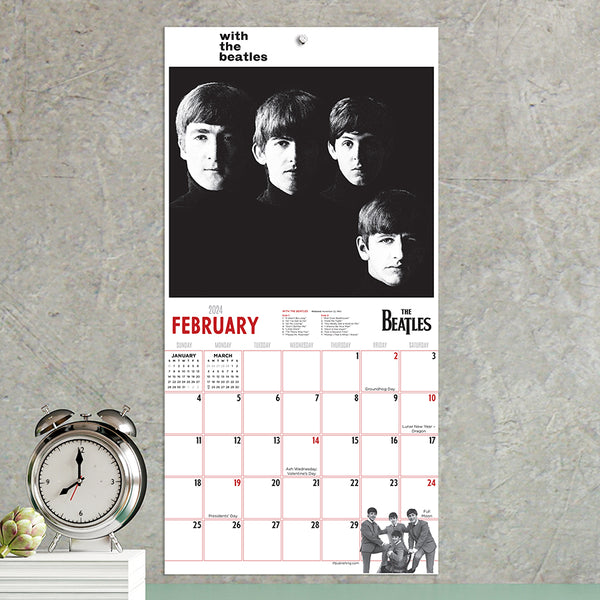 2024 The Beatles Mini Calendar