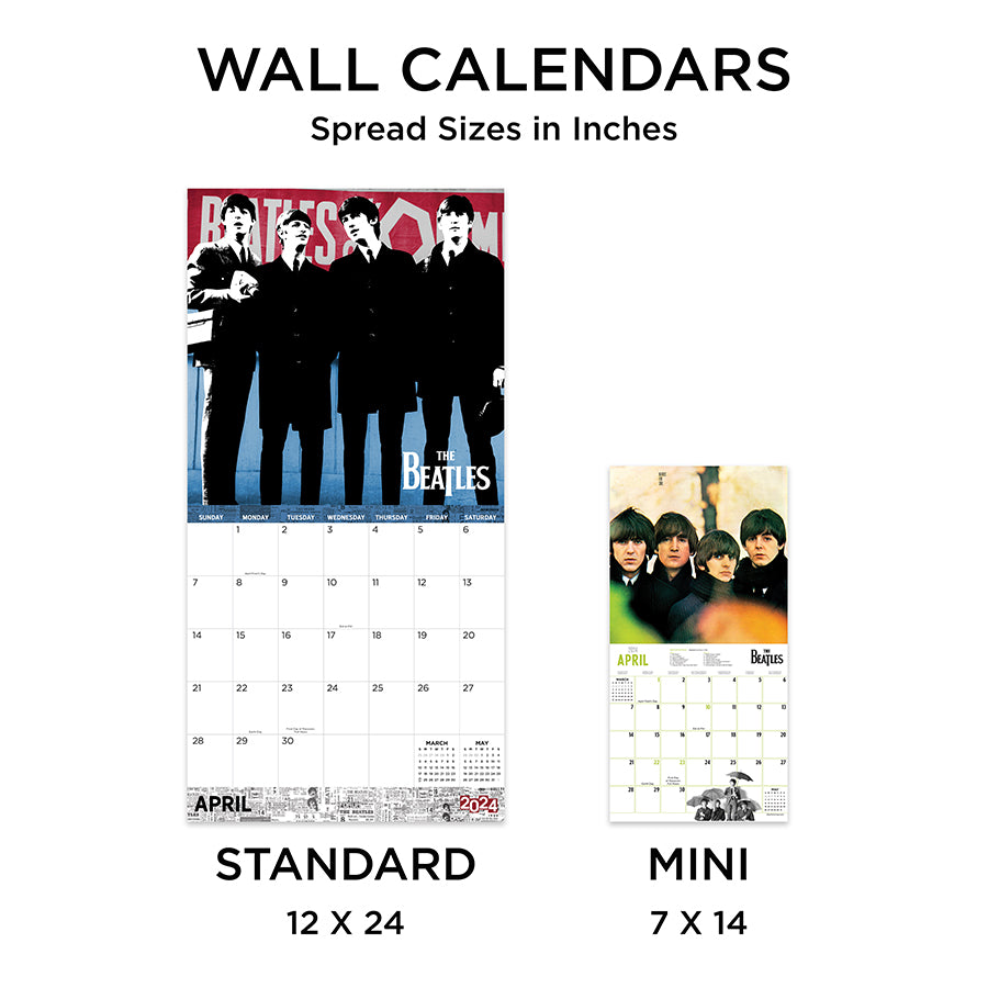 2024 The Beatles Mini Calendar-6