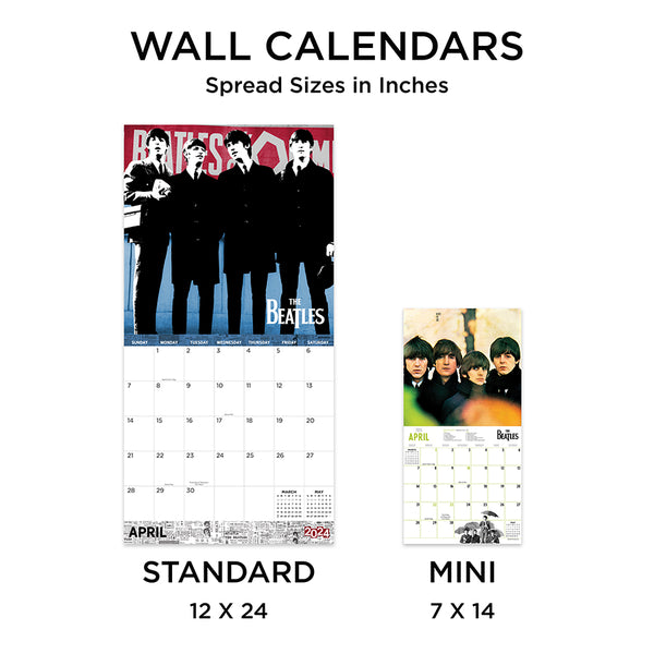 2024 The Beatles Mini Calendar