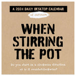 2024 Anti Affirmations/Daily Sarcasm Daily Desktop Calendar