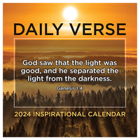 2024 Daily Verse Daily Desktop Calendar