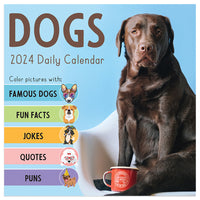 2024 Dog A Day Daily Desktop Calendar
