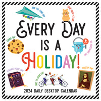 2024 Every Day's A Holiday Daily Desktop Calendar