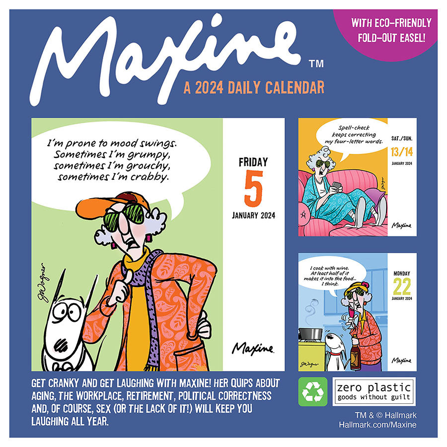 2024 Maxine Daily Desktop Calendar-4