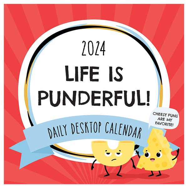 2024 Puns of Fun Daily Desktop Calendar