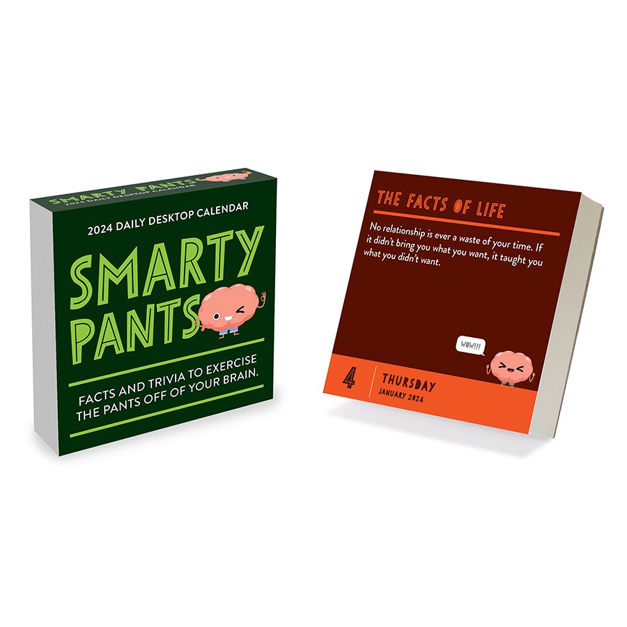 2024 Smarty Pants Daily Desktop Calendar