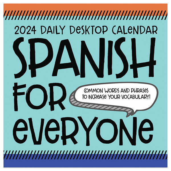 2024 Spanish Words Daily Desktop Calendar