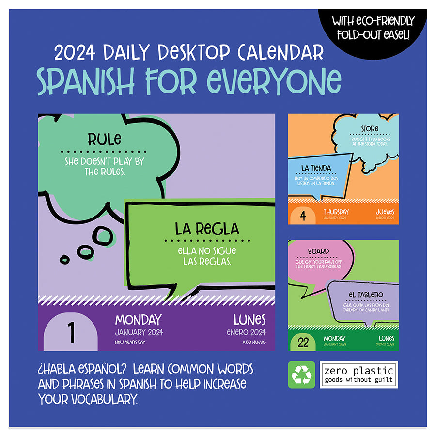 2024 Spanish Words Daily Desktop Calendar-4