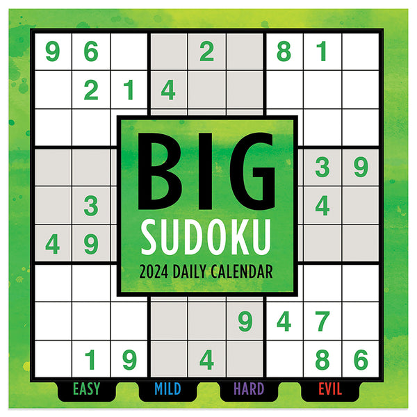 2024 Sudoku Puzzles Daily Desktop Calendar