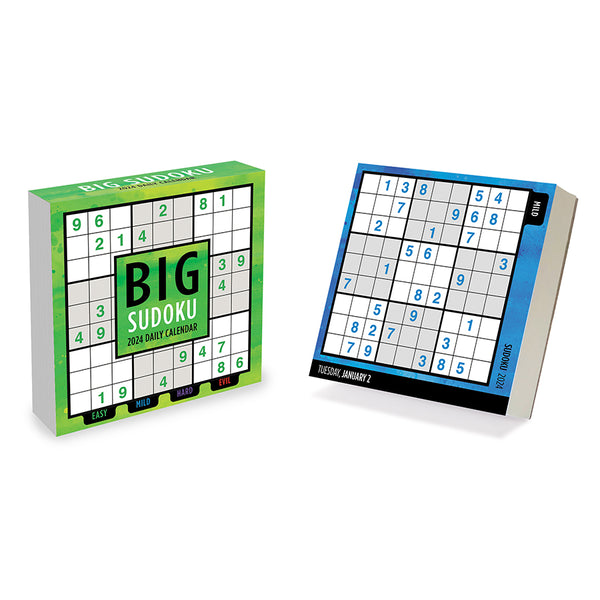 2024 Sudoku Puzzles Daily Desktop Calendar