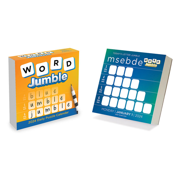 2024 Word Jumble Daily Desktop Calendar